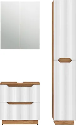 Immagine prodotto di Set di mobili da bagno Vicco Lotta Bianco 3 parti, Model 59463