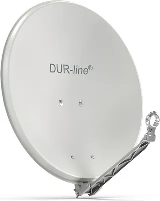 Produktbild von DUR-line Select 60/65cm Satellitenschüssel Alu hellgrau