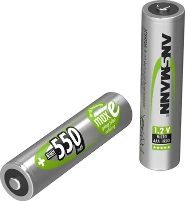 Produktbild von Ansmann NiMH-Akku Micro 550mAh maxE 1er Pack