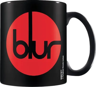 Obrázek produktu pro Blur - hrnek na kávu, logo PM6440 (jedna velikost) (černá/červená)