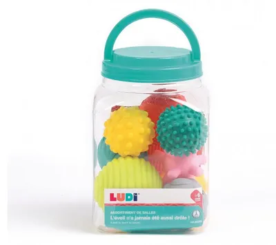 Image de Ludi 8 balles assorties pour les petits