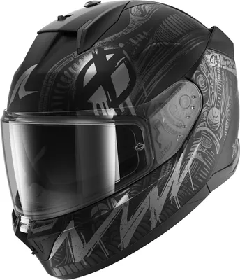Produktbild von SHARK D-SKWAL 3 SHIEVER MATT Integralhelm S in grau/schwarz
