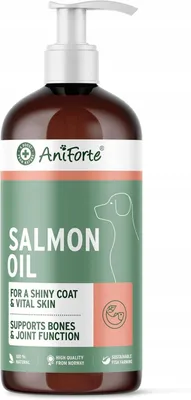 Zdjęcie produktu dla AniForte Olej z łososia dla psa i kota - wsparcie sierści, skóry i kości, 250ml