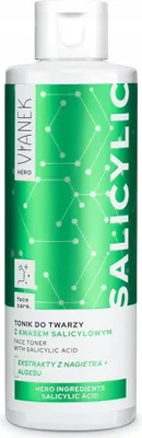 Obrázok produktu pre Vianek Hero Tvárové tonikum s kyselinou salicylovou, 200 ml