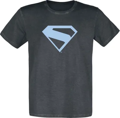 Produktbild von Superman T-Shirt Herren Logo - Druck leuchtet im Dunkeln multicolor XXL
