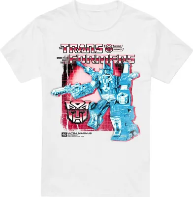 Immagine prodotto di Transformers - Maglietta da uomo - 40 TV5200 (4XL) (Bianco)