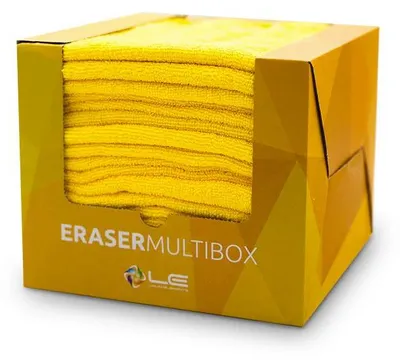 Produktbild von Liquid Elements Mikrofasertuch-Radierer, 20er-Packung – 250 g/m², 40 x 40 cm