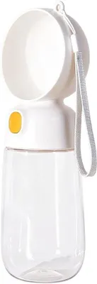 Imagen del producto de VHV - Botella de agua para perros - 580 ml. Dispensador de agua portátil, ideal para camping