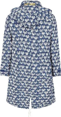 Produktbild von Lazy Jacks - Jacke, wasserfest für Damen, Lang LJ124 (L) (Marine/Weiß)