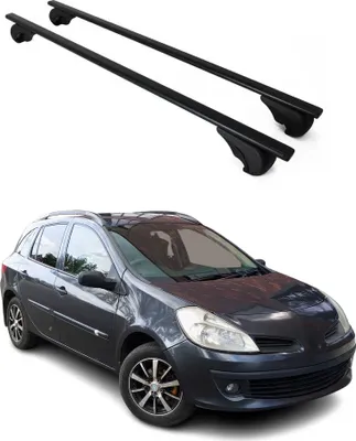 Produktbild von Dachträger Grundtäger für Renault Clio Grandtour 2005-2019 75kg Metall Silber 2x