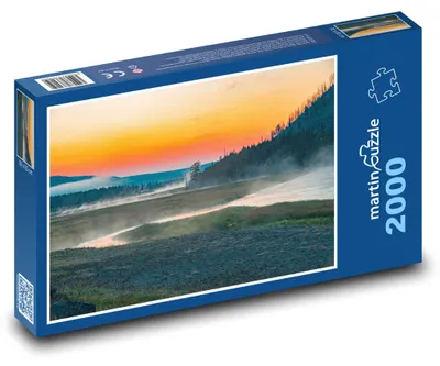 Produktbild von martinpuzzle - Puzzle 2000 Teile - Yellowstone-Nationalpark