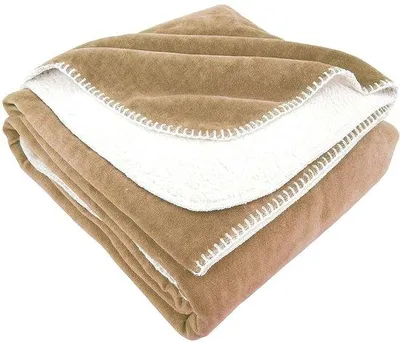 Produktbild von Ibenzoa® Kuscheldecke – warme, extra weiche Wohndecke für Sofa & Bett, elegantes Plaid für gemütliche Abende