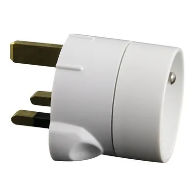 Zdjęcie produktu dla Adapter UK M / F Francja biały