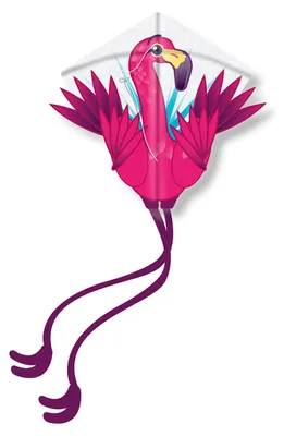 Productafbeelding van Kites Ready2Fly Opblaasbare Vlieger - Flamingo - Nylon - Kinderspeelgoed