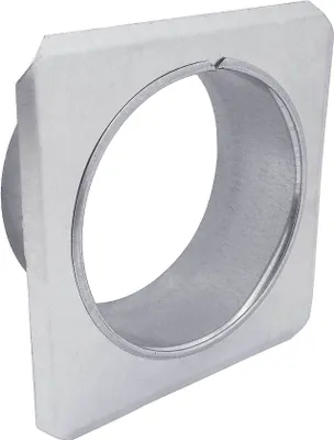 Produktbild von BAUSTER® OCYNK Metallflansch Wandflansch Lüftungskanal Verzinkte Rohrrosette Rohrflansch verzinkt Rohrabdeckrosette verzinkt 120 mm