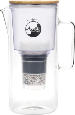 Produktbild von AcalaQuell® Silizia aus Glas inkl. 1x Filterkartusche & 1x Mikroschwamm