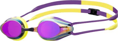 Image de Lunettes de natation Arena Tracks Mirror Purple / Yellow