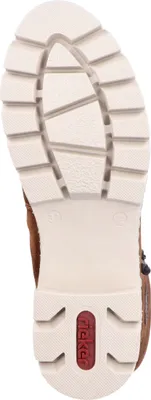 Produktbild von Rieker Damen Stiefel Langschaft hübsches Zierband kräftige Profilsohle X5793, Größe:40 EU, Farbe:Braun