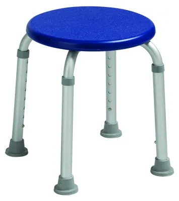 Immagine prodotto di Sedia da doccia rotonda, 1,40 kg, blu, per il bagno