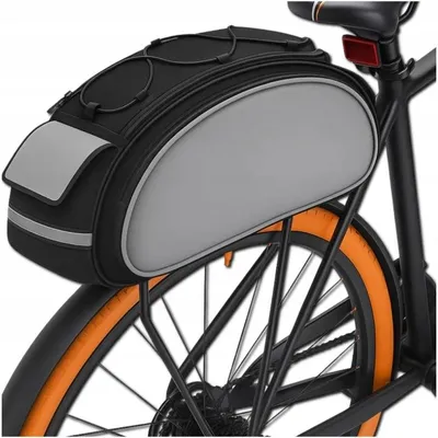 Produktbild von Fahrradtasche Gepäckträger 13L Wasserdicht Fahrradtasche Mit Schultergurt Gepäckträgertasche Touring Tasche