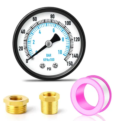 Immagine prodotto di Manometri per pompe idrauliche | Quadrante da 2", attacco 1/4" BSP
