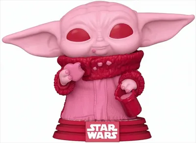 Immagine prodotto di Funko Star Wars Valentines POP! Figura in vinile di Star Wars Grogu 9 cm FK60124