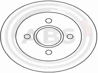 Produktbild von 2x A.B.S. Bremsscheibe 16375 für FORD Fiesta Mk6 Schrägheck (JA8 JR8) 33mm