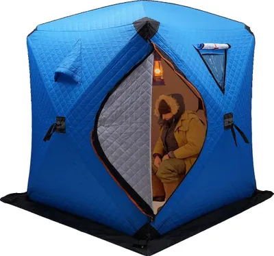 Immagine prodotto di Tenda per la pesca su ghiaccio, isolata, portatile, ROSSA