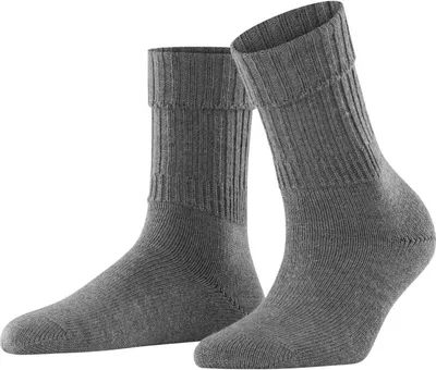 Produktbild von FALKE Striggings Rib Socken Damen dark grey 35-38