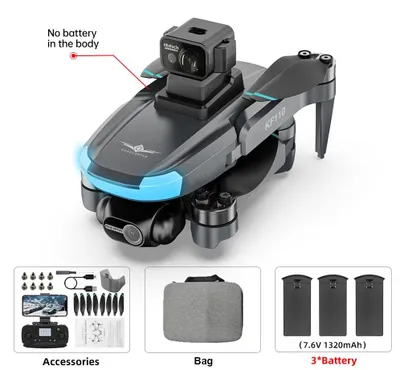 Zdjęcie produktu dla Dron z GPS - Mini dron - Kompaktowy dron - Składany dron - Kamera 4K HD - Czas lotu: 22 minuty