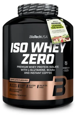 Image de Whey Isolate - Biotech USA - Iso whey zero (1816g) - Saveur Café latte