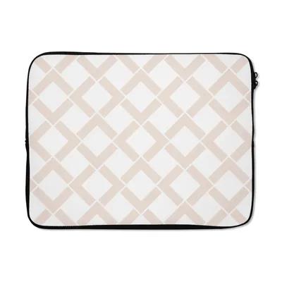 Produktbild von MuchoWow® Laptop Hülle 15 Zoll Linie - Geometrie - Muster - Abstrakt Laptoptasche - Laptoptasche - Sleeve - Rundum-Schutz