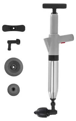 Immagine prodotto di Set di pompe per scarico WC, struttura in acciaio inossidabile, versatile per la pulizia degli scarichi, MULTI