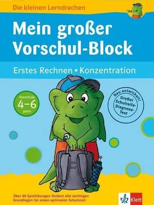 Immagine prodotto di Mein großer Vorschul-Block (Vorschule 4-6 Jahre)