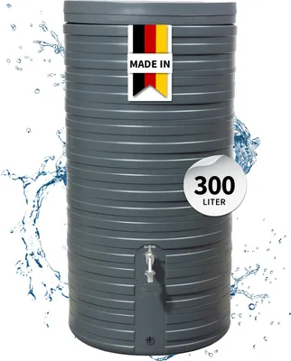 Produktbild von GARANTIA NORDIC Regenspeicher 300 Liter graphite grey inkl. Deckel