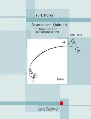 Obrázek produktu pro Assonanzen-Quintett für Klarinette in B und Streichquartett.