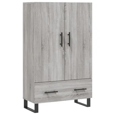 Produktbild von Highboard Grau Sonoma 69,5x31x115 cm Holzwerkstoff