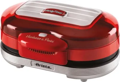 Immagine prodotto di Macchina per hamburger rossa da 1200 w Ariete 00C020500AR0