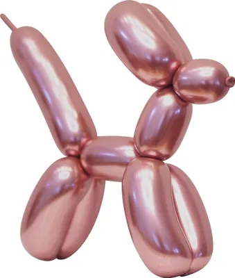 Obrázok produktu pre Balóniky Modelovacie hmoty ROSA GOLD kovové 100ks.