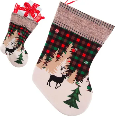 Image de Chaussette Cadeau Sac Cadeau Sac Père Noël Pendentif
