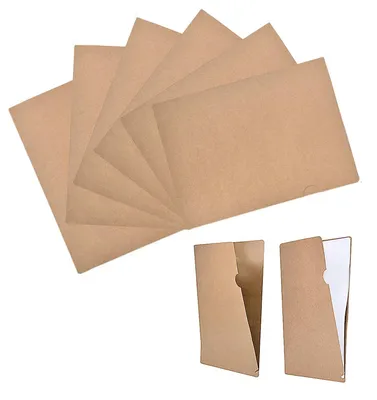 Produktbild von Präsentationsmappe A4 Dokumentenmappe - 12 Stück, Kraftpapier, ideal für Projekte