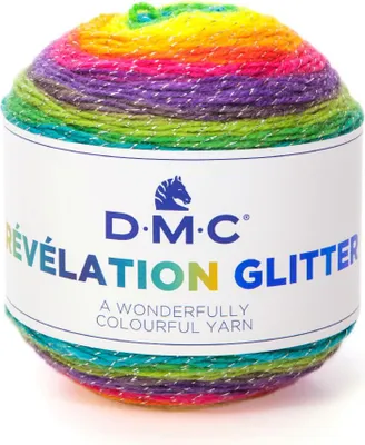 Immagine prodotto di DMC Révélation Glitter - filato multicolore con riflessi metallici (Color 504)