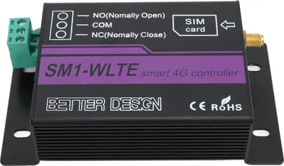 Image de SM1 WLTE EA Contrôleur d'accès par téléphone mobile avec sonde 4G Gate Opener Température Humidité Alarme APP Contrôleur à sortie relais