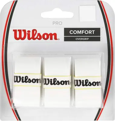 Obrázek produktu pro Wilson - Pro Soft 3-Pack MR2241 Řemínek na raketu (jedna velikost) (bílý)