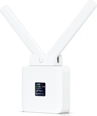 Produktbild von Ubiquiti UMR, Router für Mobilfunknetz, Weiß, Polycarbonat (PC), DIN-Schienen-/Wandmontage, LCM, 3,3 cm (1.3")