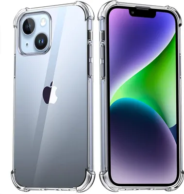 Produktbild von Wisam Apple iPhone 14 6.1" Anti Shock Silikon Case Schutzhülle Clear Hülle