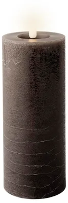 Produktbild von Lumineo LED Wachskerze Grau 19 x 7 cm, batteriebetrieben