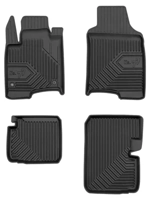 Productafbeelding van Rubberen automatten voor Fiat Panda III vanaf 2020 (hatchback) – 4-delig, zwart, op maat