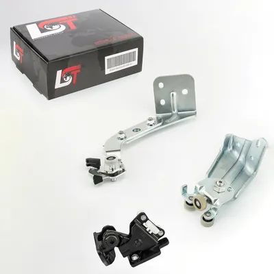 Produktbild von Schiebetür Rollenführung Scharnierrolle rechts Set für Fiat Citroen Peugeot