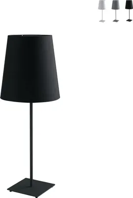 Produktbild von Metall-Tischlampe mit Stoffschirm Elvis - Schwarz